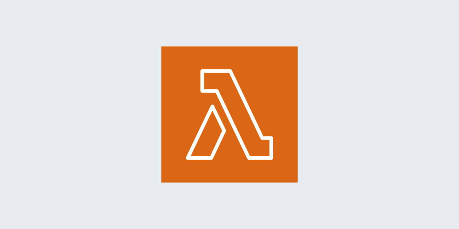 AWS 람다(AWS Lambda) 로고